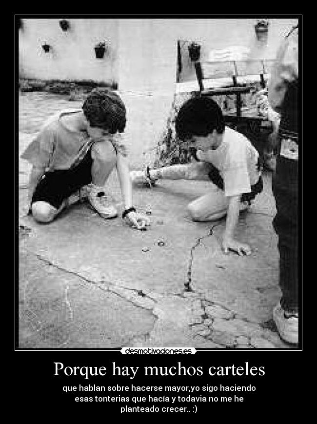 Porque hay muchos carteles - 
