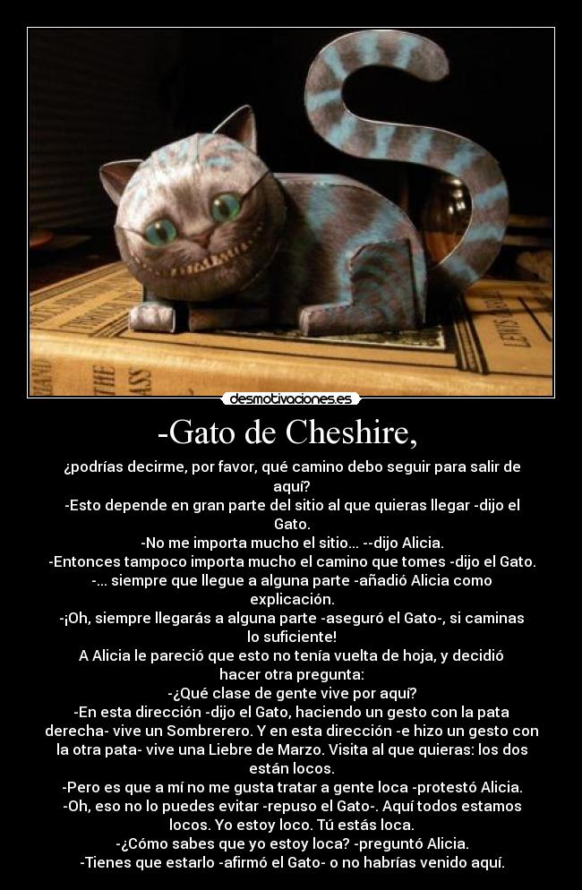 -Gato de Cheshire,  - 