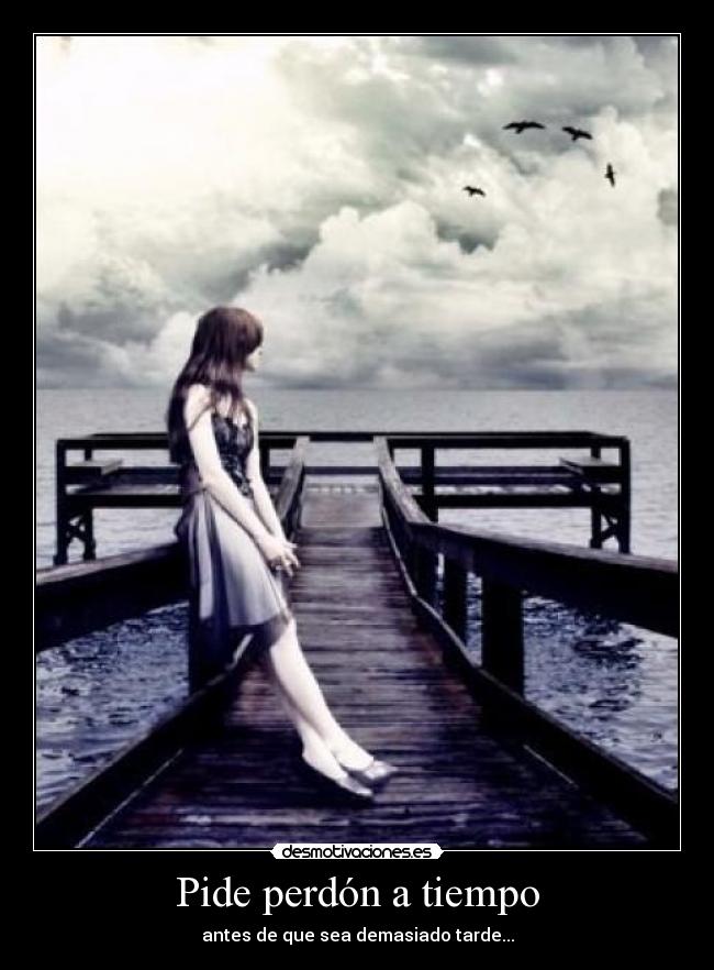 Pide perdón a tiempo - 