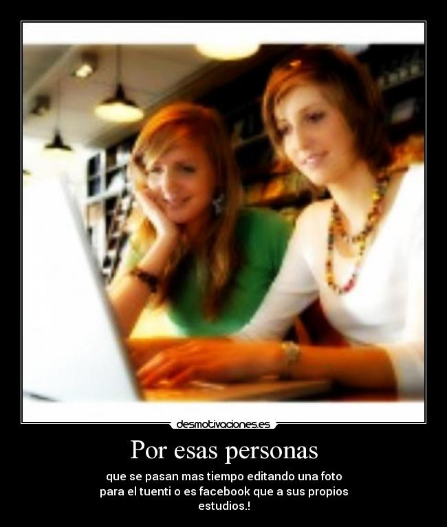 Por esas personas - 