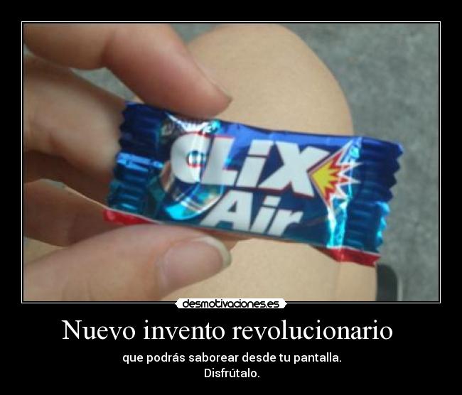 carteles clix air invento revolucionario desmotivaciones