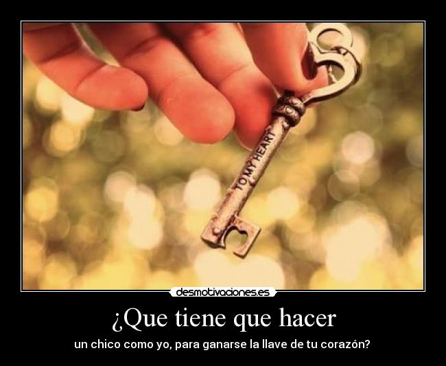 ¿Que tiene que hacer - 