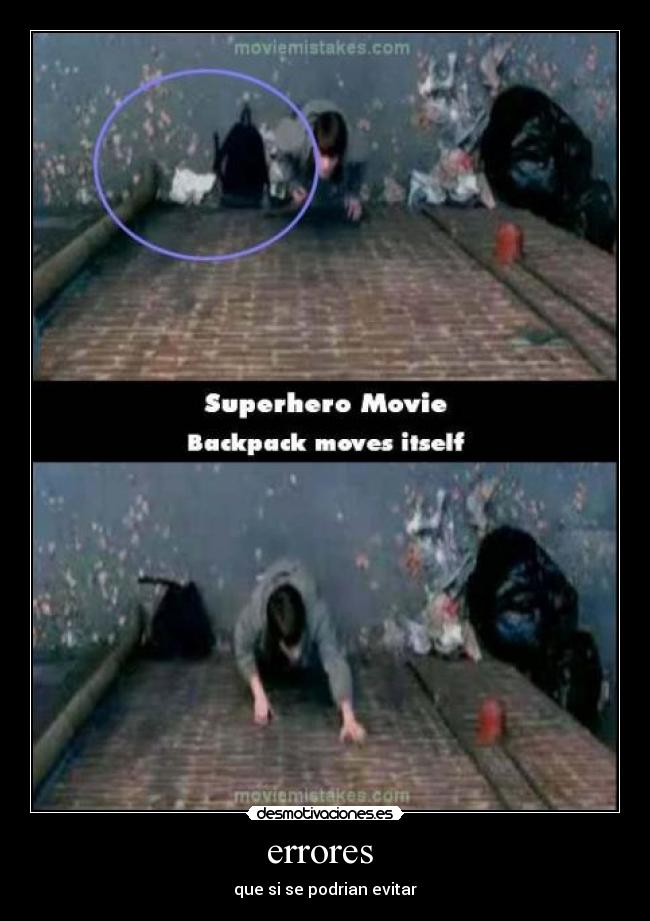 errores  - que si se podrian evitar