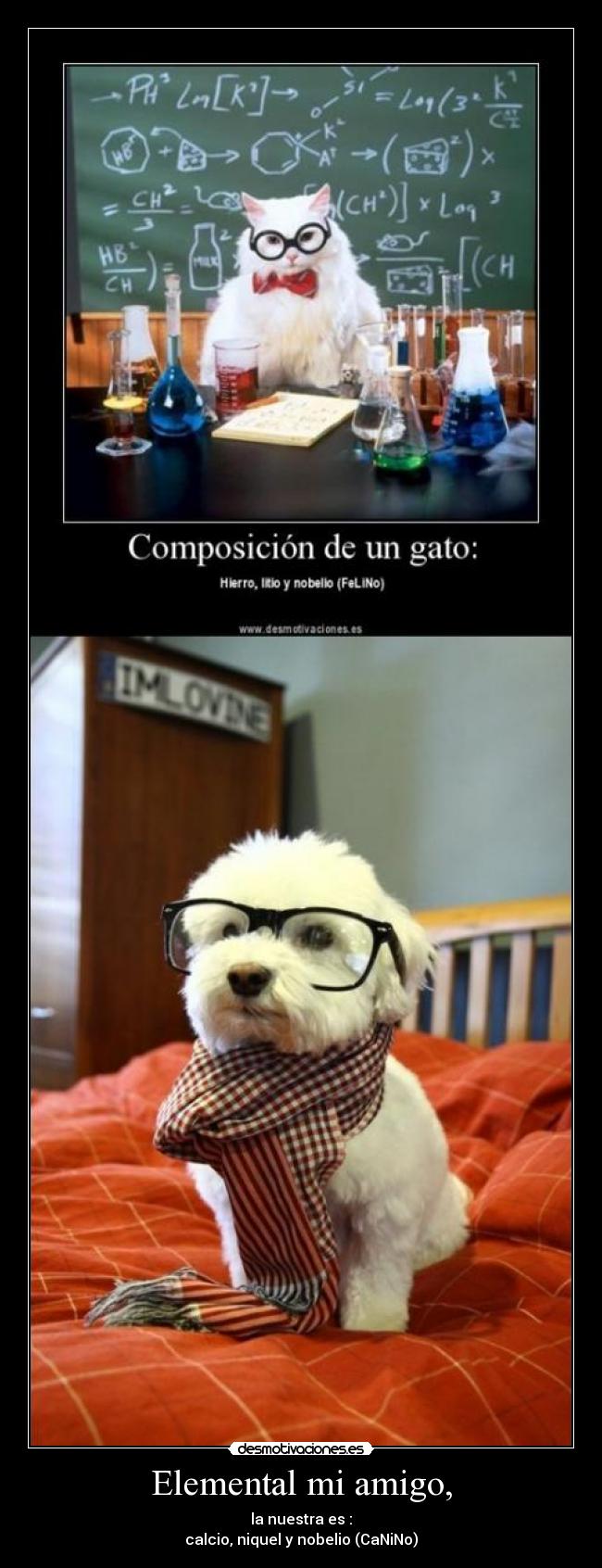 Elemental mi amigo, - la nuestra es :
calcio, niquel y nobelio (CaNiNo)