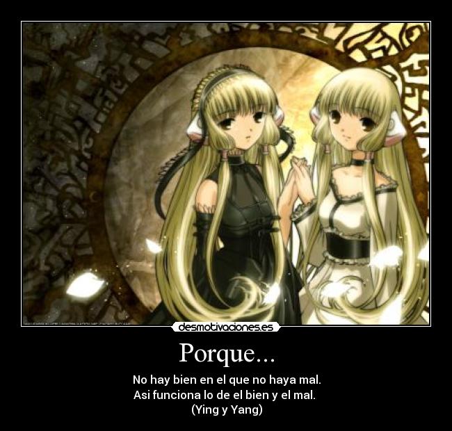 Porque... -