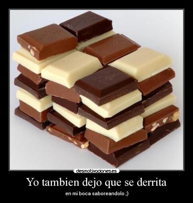 Yo tambien dejo que se derrita - 