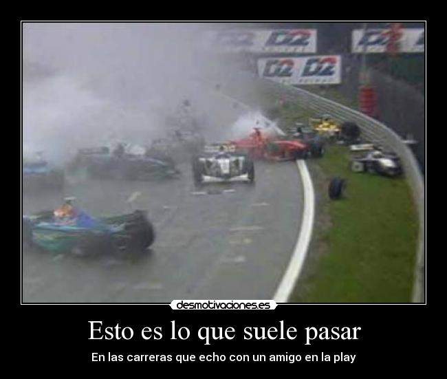 Esto es lo que suele pasar -