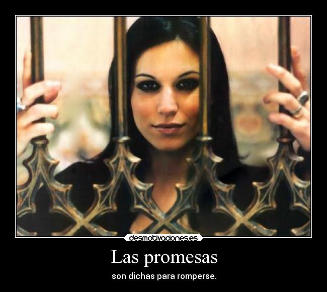 carteles promesas cristina scabbia buenorra lacuna coil enjoy the silence hay que joderse como esta piba desmotivaciones