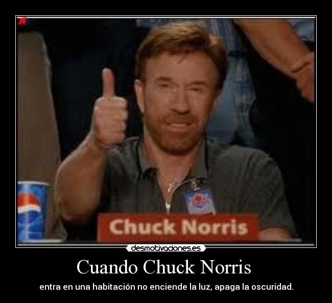 Cuando Chuck Norris -