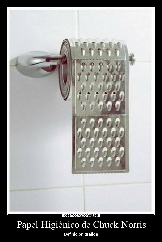 Papel Higiénico de Chuck Norris -