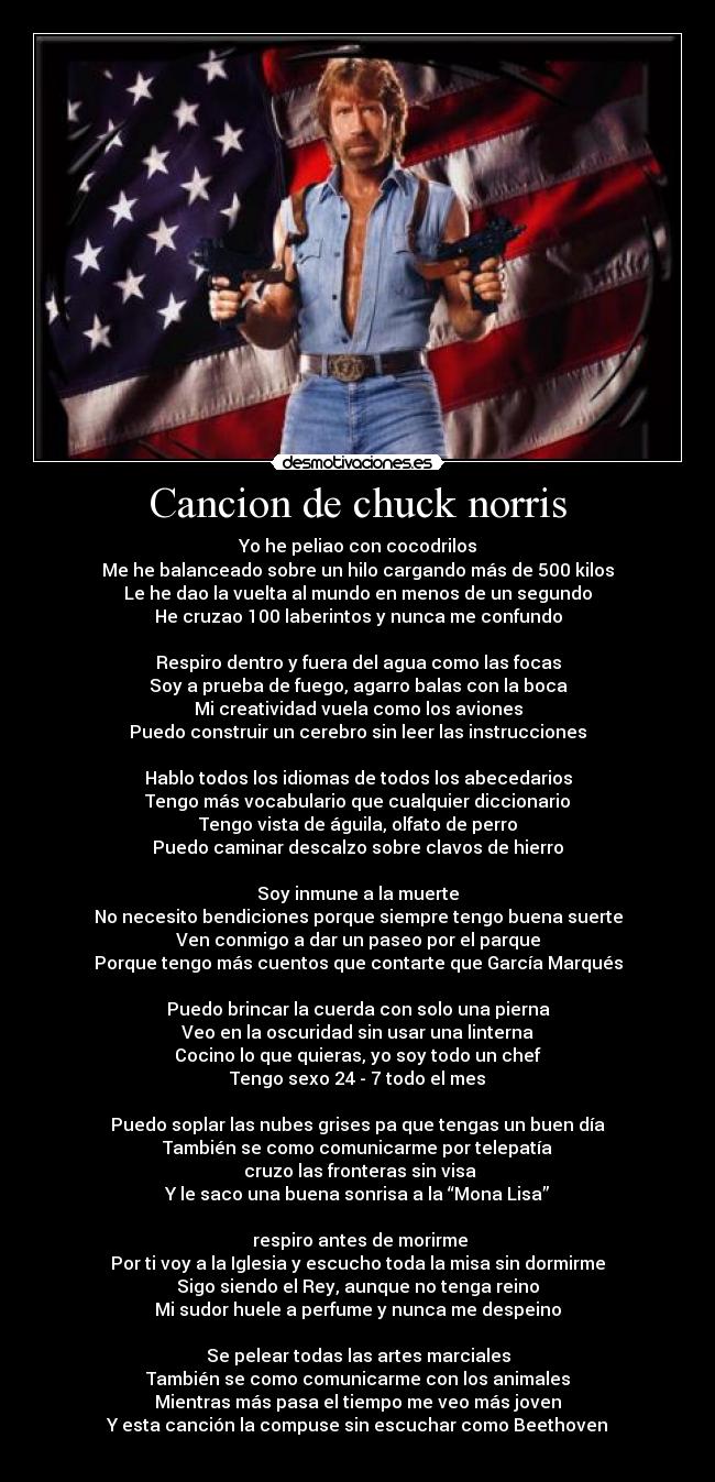 Cancion de chuck norris - 