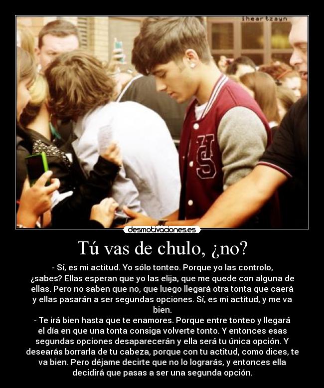 Tú vas de chulo, ¿no? - 