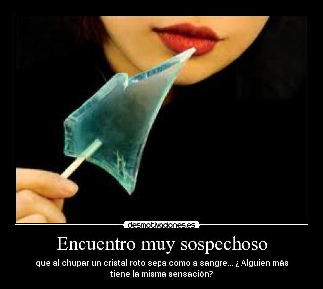 Encuentro muy sospechoso -