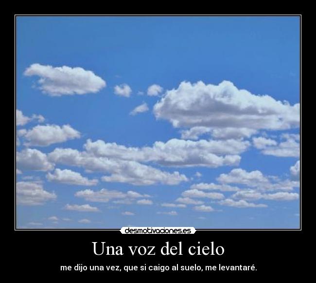 Una voz del cielo - 
