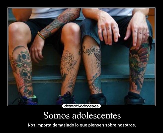 carteles somos adolescentes fisico desmotivaciones