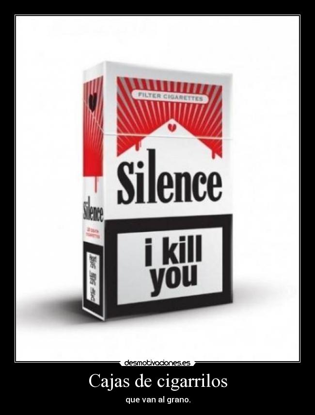 Cajas de cigarrilos - 