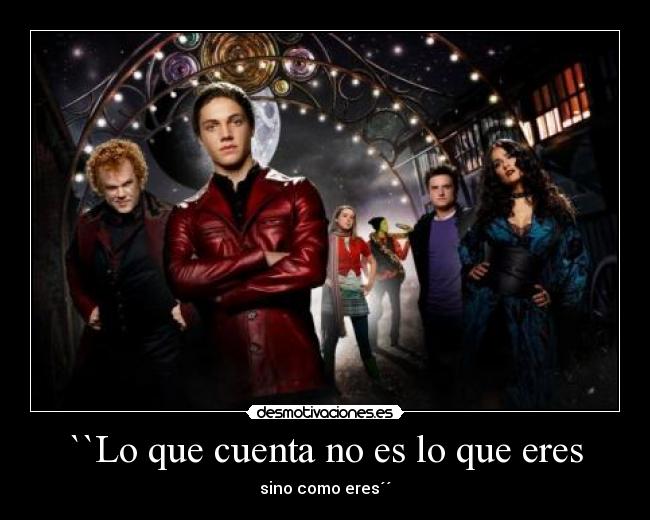 ``Lo que cuenta no es lo que eres -