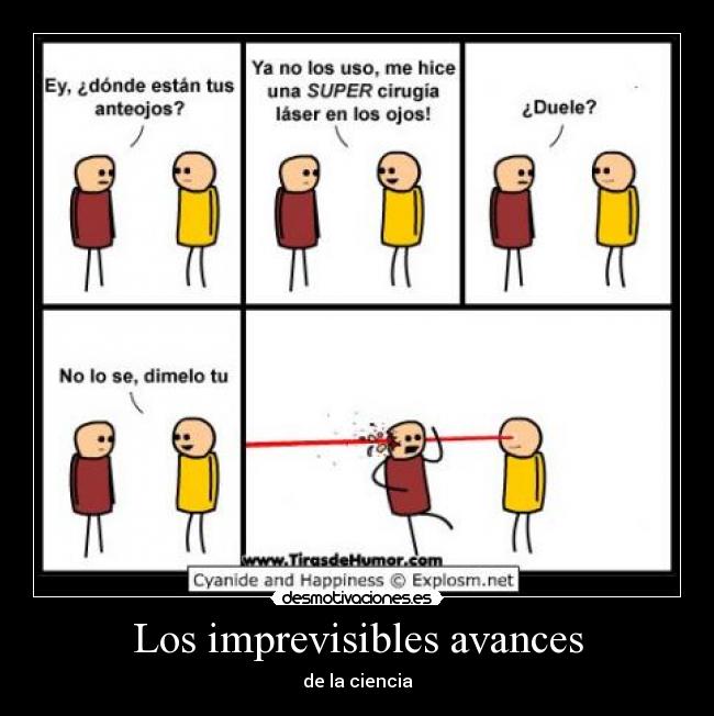 Los imprevisibles avances - de la ciencia