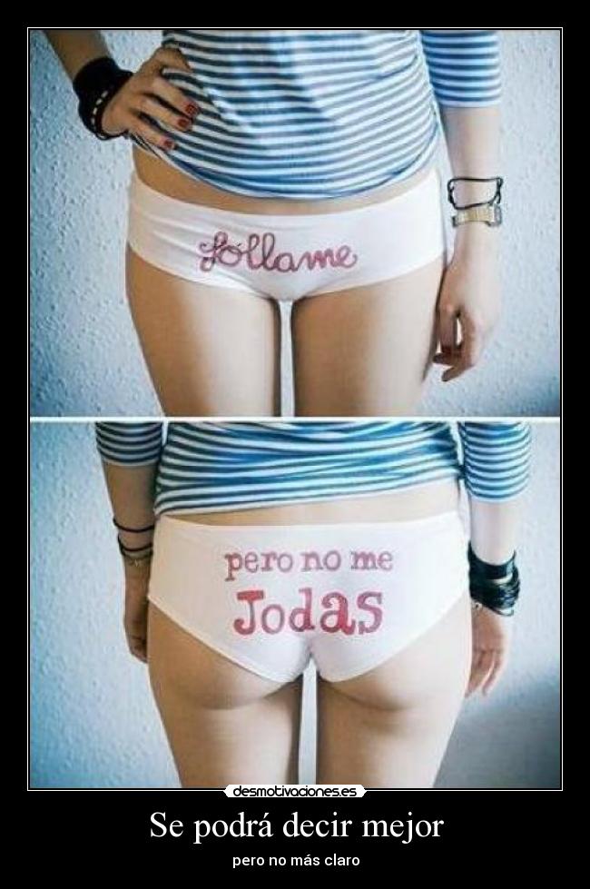 Se podrá decir mejor -