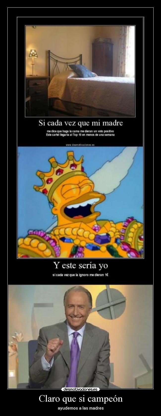 Claro que si campeón - ayudemos a las madres