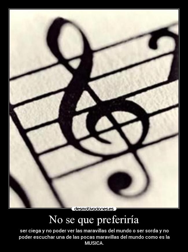 No se que preferiría - 