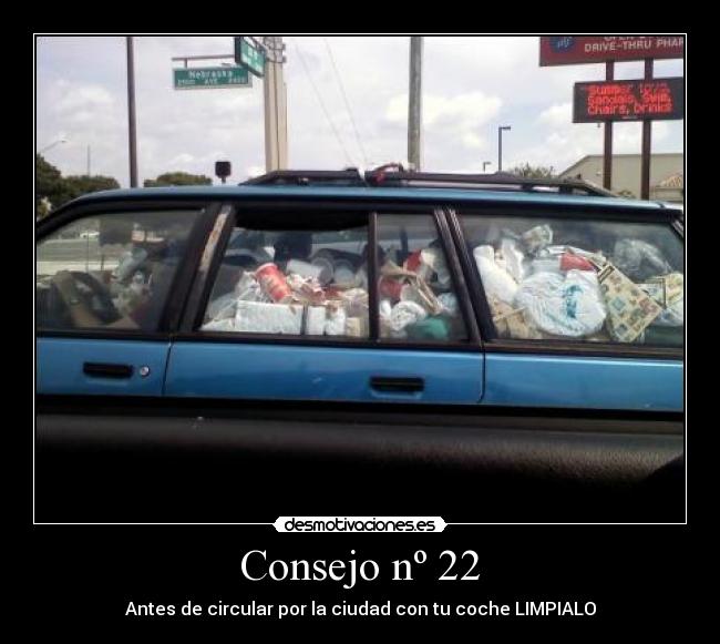 Consejo nº 22 - Antes de circular por la ciudad con tu coche LIMPIALO