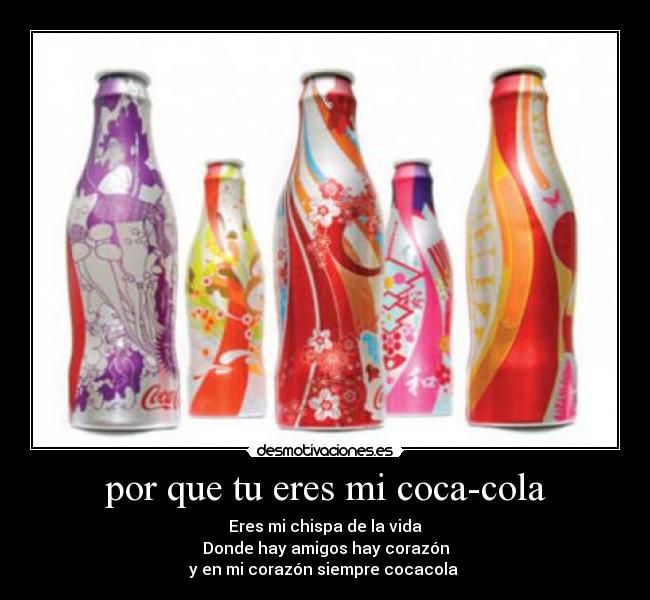 carteles por que eres coca-cola desmotivaciones