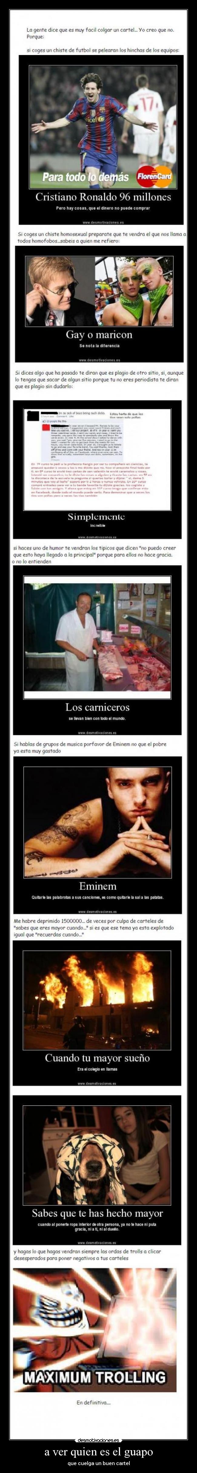 a ver quien es el guapo -