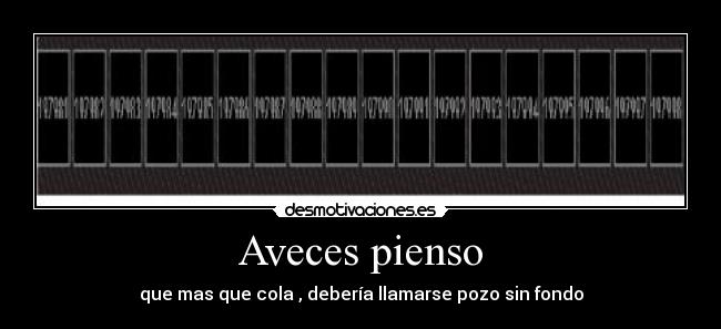 Aveces pienso - 