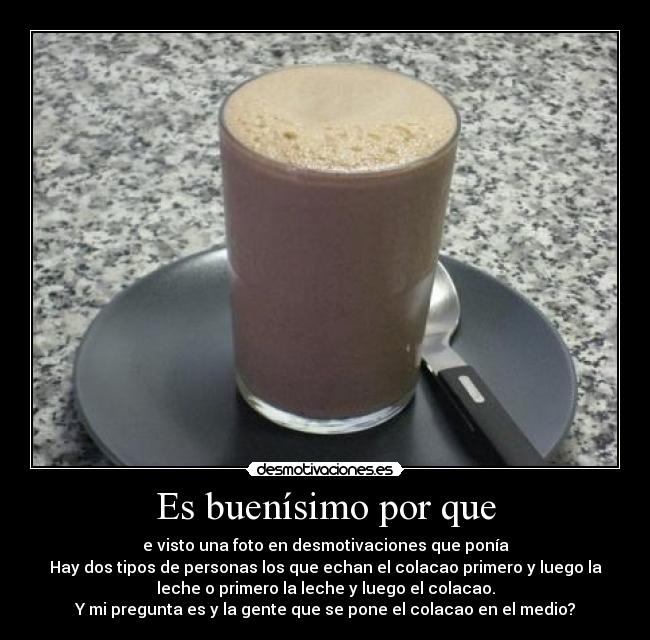 Es buenísimo por que -