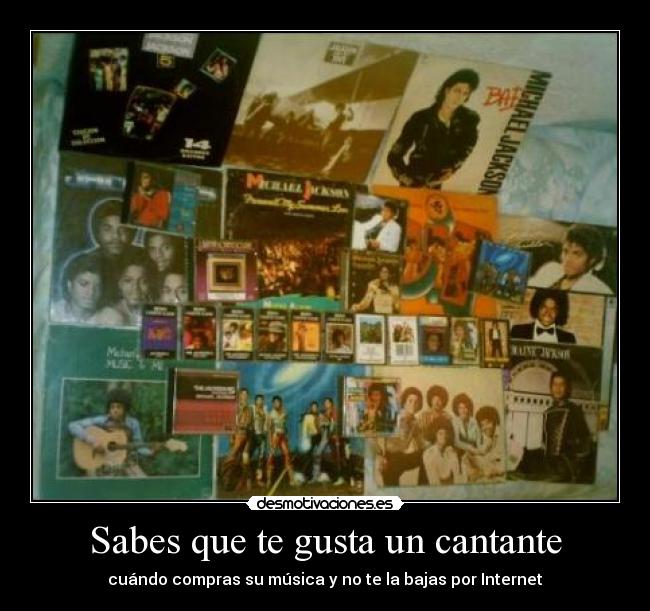 Sabes que te gusta un cantante - 