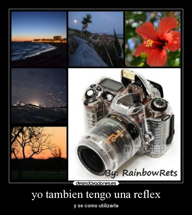 yo tambien tengo una reflex - 
