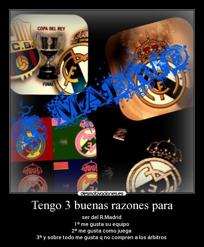 Tengo 3 buenas razones para -