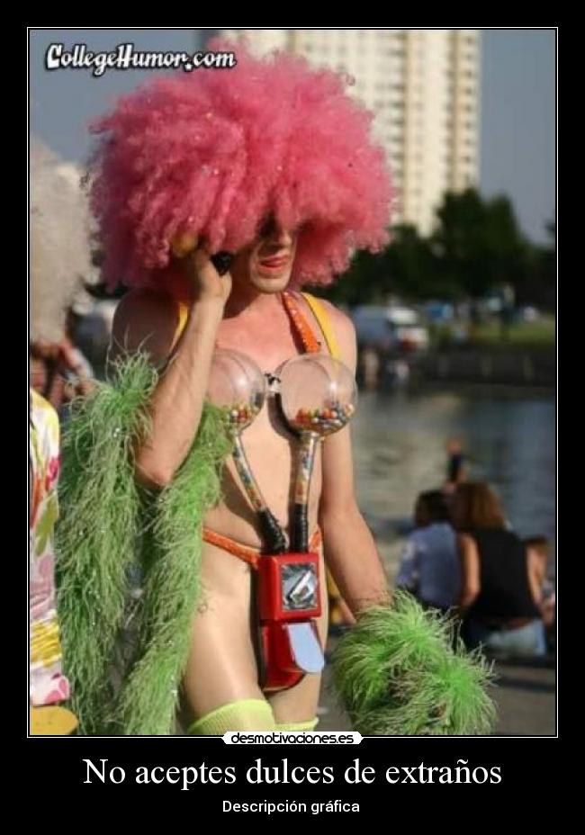 No aceptes dulces de extraños -