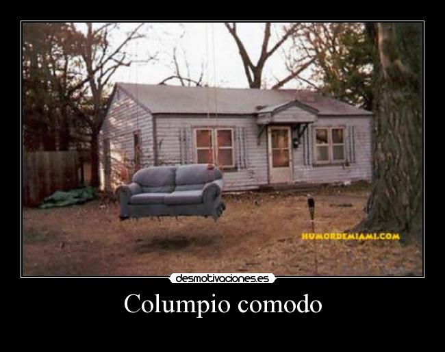 Columpio comodo -