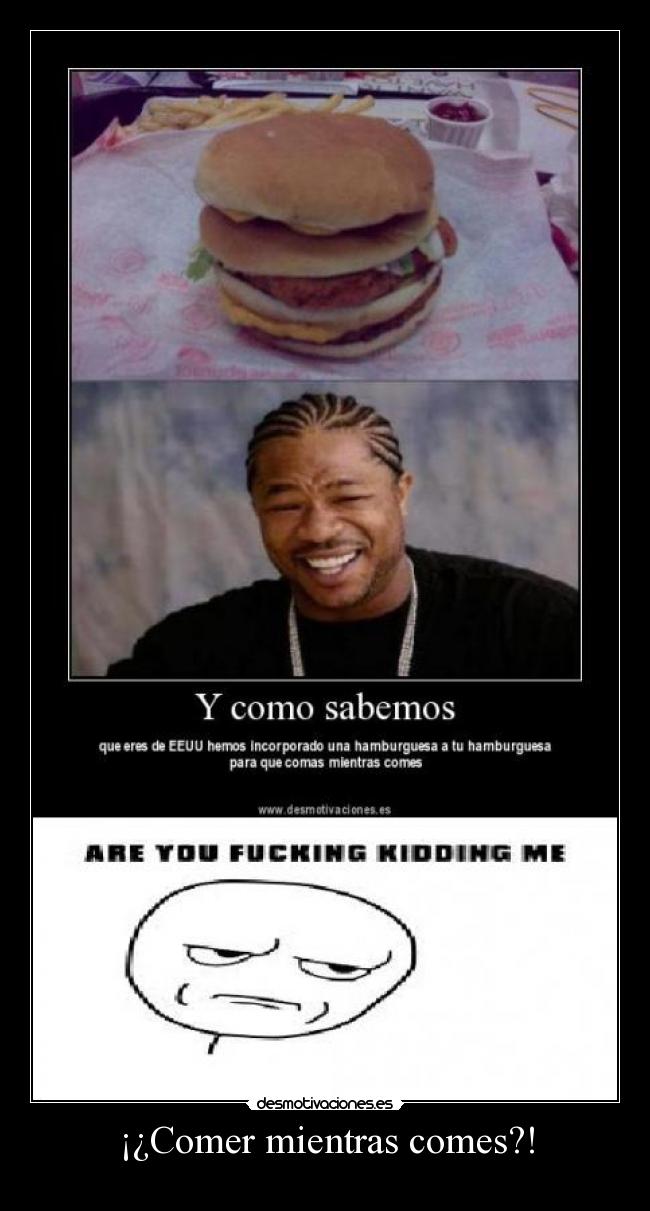 ¡¿Comer mientras comes?! -