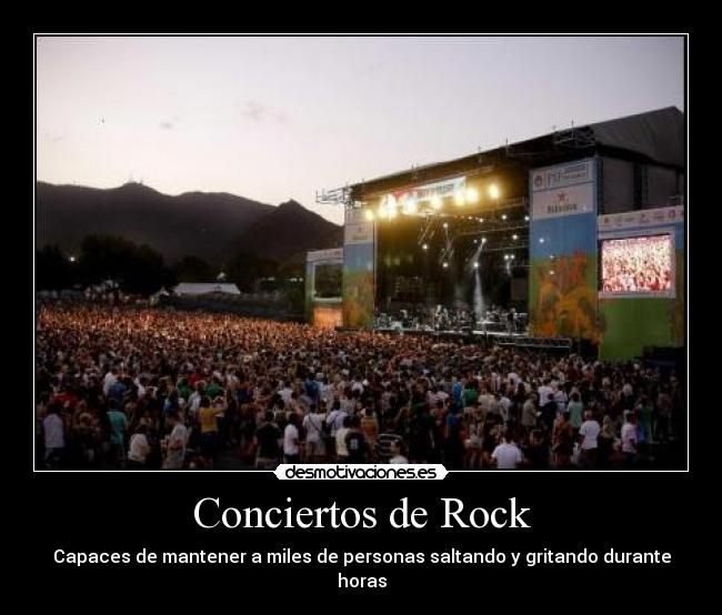 Conciertos de Rock - 