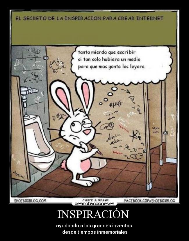 INSPIRACIÓN - ayudando a los grandes inventos
desde tiempos inmemoriales