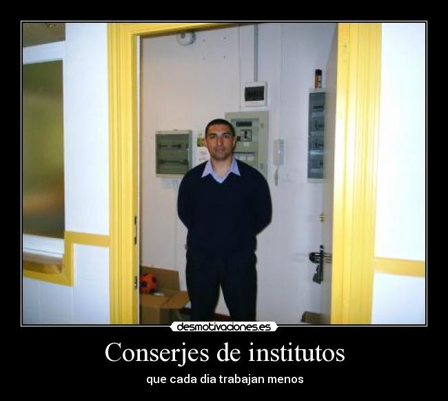 Conserjes de institutos - 