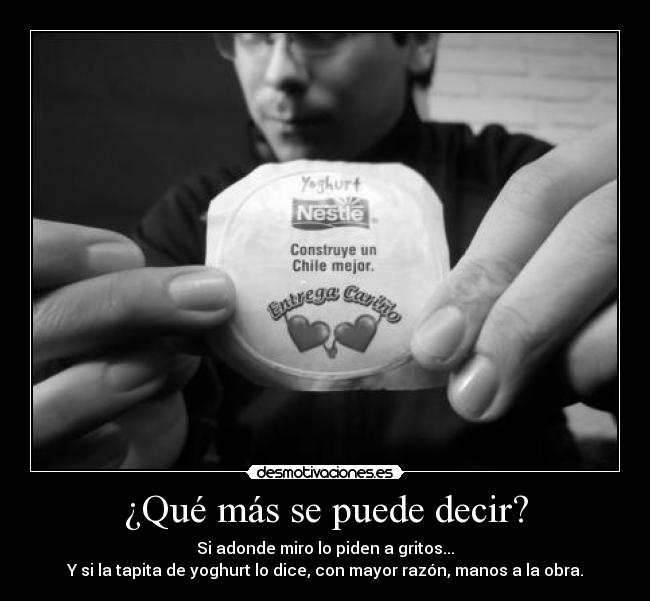 ¿Qué más se puede decir? - 