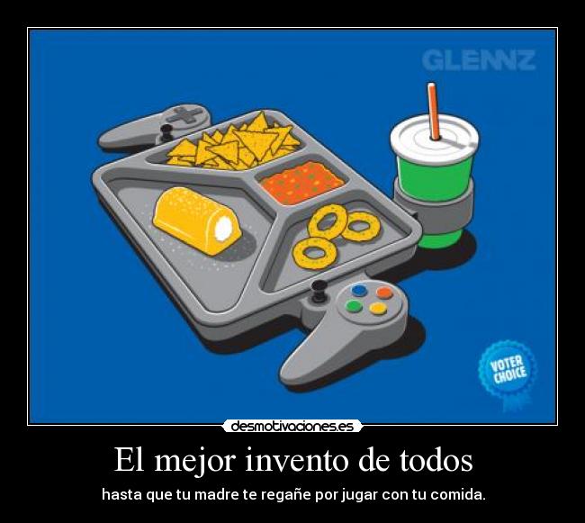 carteles charola mando control videojuego friki desmotivaciones