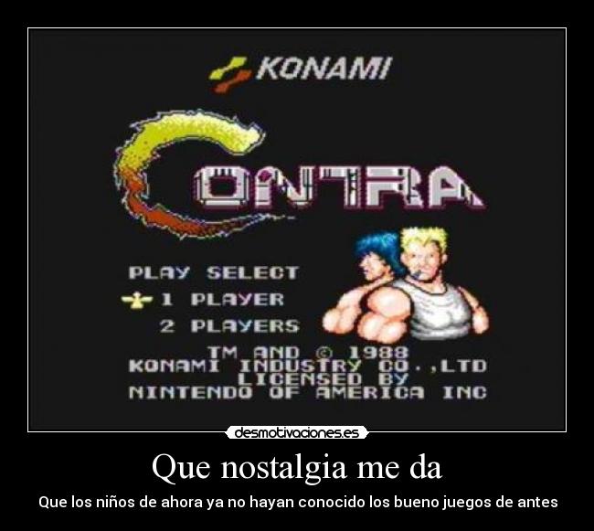 Que nostalgia me da - 