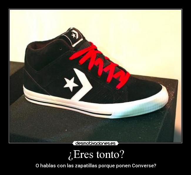 carteles tonto converse desmotivaciones