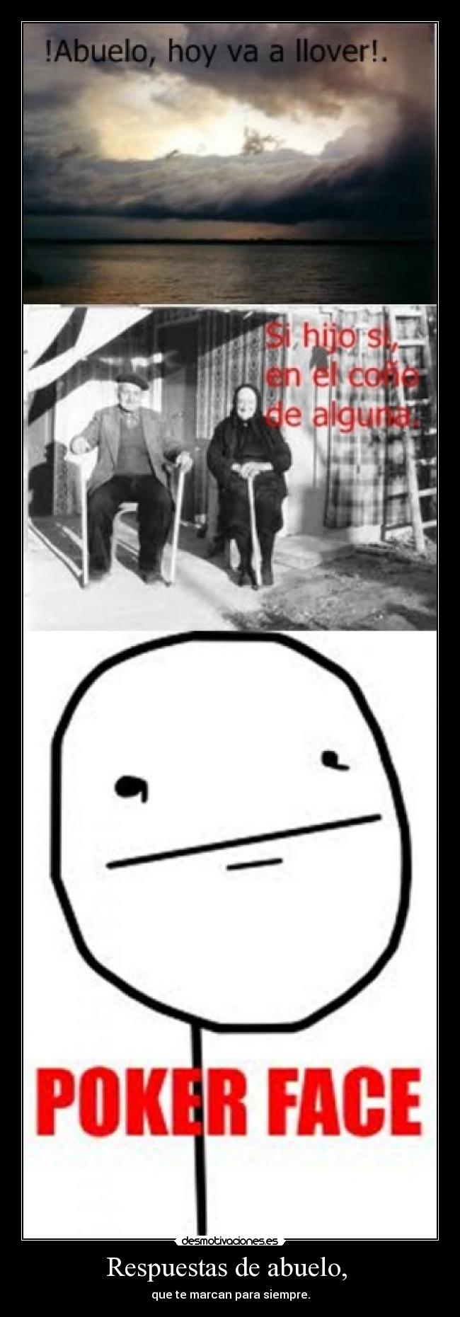 Respuestas de abuelo,  - 