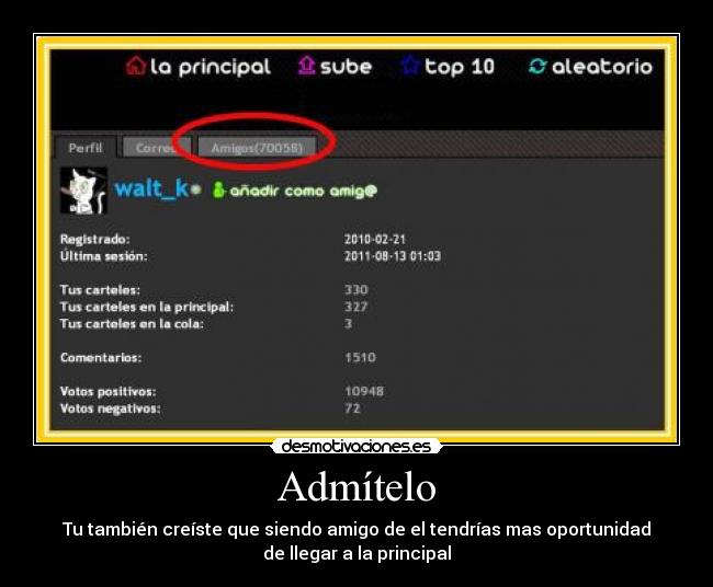 Admítelo -