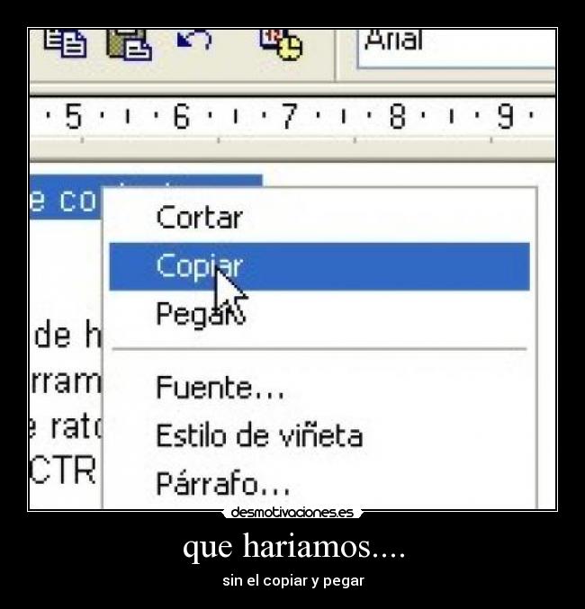 que hariamos.... -