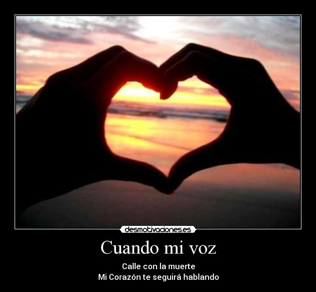 Cuando mi voz -