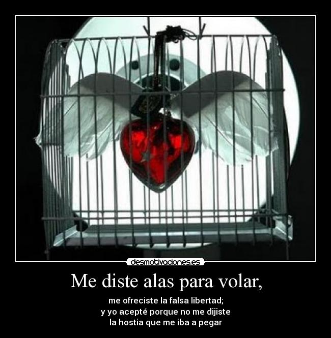 Me diste alas para volar, - 