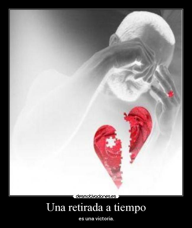 Una retirada a tiempo -