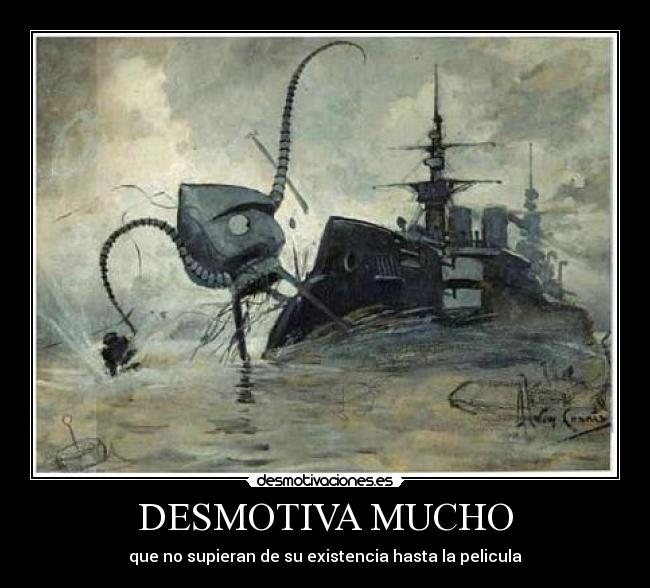 DESMOTIVA MUCHO - que no supieran de su existencia hasta la pelicula